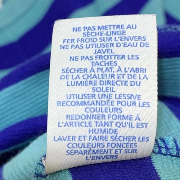 Boden Top Womens 4 Blue Maggie Ottoman 3/4 Sleeve Ribbed Knit Boat Neck Pockets - Picture 8 of 11